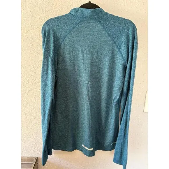 Men's Nike Running Blue 1/4 Zip size M - Picture 3 of 3
